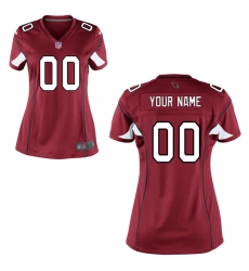 Women's Arizona Cardinals Nike Cardinal Custom Game Jersey