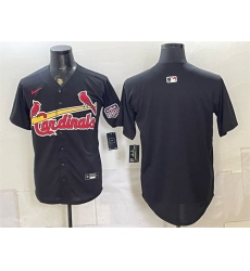 Men's St. Louis Cardinals Blank Black USA 250 Stitched Baseball Jersey