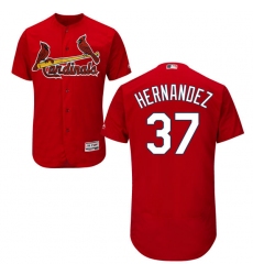 Men's Majestic St. Louis Cardinals #37 Keith Hernandez Red Alternate Flex Base Authentic Collection MLB Jersey