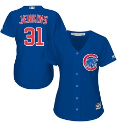 Women's Majestic Chicago Cubs #31 Fergie Jenkins Authentic Royal Blue Alternate MLB Jersey