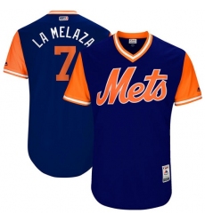 Men's Majestic New York Mets #7 Jose Reyes 