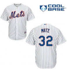 Men's Majestic New York Mets #32 Steven Matz Replica White Home Cool Base MLB Jersey