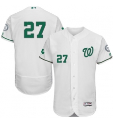 Men's Majestic Washington Nationals #27 Shawn Kelley White Celtic Flexbase Authentic Collection MLB Jersey