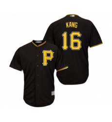 Youth Pittsburgh Pirates #16 Jung-ho Kang Authentic Black Alternate Cool Base Baseball Jersey
