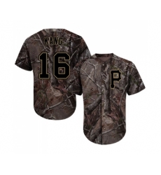 Youth Pittsburgh Pirates #16 Jung-ho Kang Authentic Camo Realtree Collection Flex Base Baseball Jersey