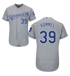 Men's Majestic Kansas City Royals #39 Jason Hammel Grey Flexbase Authentic Collection MLB Jersey