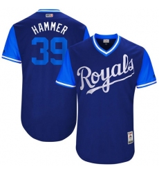 Men's Majestic Kansas City Royals #39 Jason Hammel 