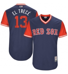 Men's Majestic Boston Red Sox #13 Hanley Ramirez 