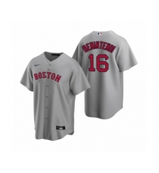 Women's Boston Red Sox #16 Andrew Benintendi Nike Gray Replica Road Jersey