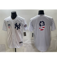 Men's New York Yankees #9 Roger Maris White 2026 USA 250 Fourth of July Home Stadium Stitched Baseball Jersey
