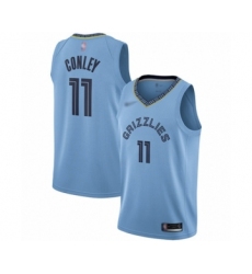 Youth Memphis Grizzlies #11 Mike Conley Swingman Blue Finished Basketball Jersey Statement Edition