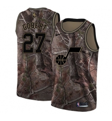 Women's Nike Utah Jazz #27 Rudy Gobert Swingman Camo Realtree Collection NBA Jersey
