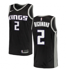 Men's Nike Sacramento Kings #2 Mitch Richmond Authentic Black NBA Jersey Statement Edition
