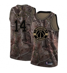 Men's Nike Washington Wizards #14 Jason Smith Swingman Camo Realtree Collection NBA Jersey