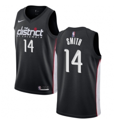 Youth Nike Washington Wizards #14 Jason Smith Swingman Black NBA Jersey - City Edition