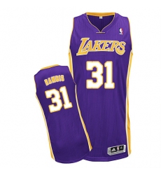 Men's Adidas Los Angeles Lakers #31 Kurt Rambis Authentic Purple Road NBA Jersey