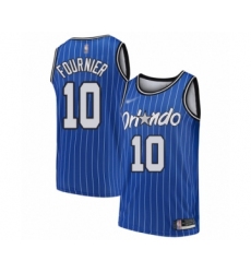 Youth Orlando Magic #10 Evan Fournier Swingman Blue Hardwood Classics Basketball Jersey