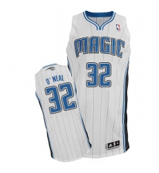 Men's Adidas Orlando Magic #32 Shaquille O'Neal Authentic White Home NBA Jersey