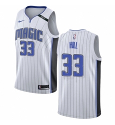 Men's Nike Orlando Magic #33 Grant Hill Swingman NBA Jersey - Association Edition