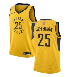 Youth Nike Indiana Pacers #25 Al Jefferson Swingman Gold NBA Jersey Statement Edition