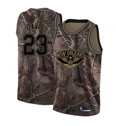 Women's Nike New Orleans Pelicans #23 Anthony Davis Swingman Camo Realtree Collection NBA Jersey
