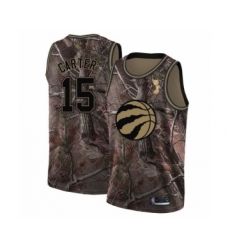 Women's Toronto Raptors #15 Vince Carter Swingman Camo Realtree Collection 2019 Basketball Finals Champions Jersey
