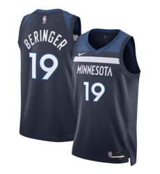 Men's Minnesota Timberwolves #19 Joan Beringer Navy 2025 Draft Icon Edition navy Stitched Jersey