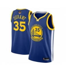 Men's Golden State Warriors #35 Kevin Durant Swingman Royal Blue 2019 Basketball Finals Bound Basketball Jersey - Icon Edition