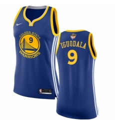 Women's Nike Golden State Warriors #9 Andre Iguodala Swingman Royal Blue Road 2018 NBA Finals Bound NBA Jersey - Icon Edition