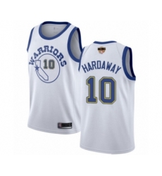 Youth Golden State Warriors #10 Tim Hardaway Swingman White Hardwood Classics 2019 Basketball Finals Bound Basketball Jersey
