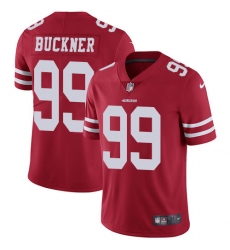 Youth Nike San Francisco 49ers #99 DeForest Buckner Red Team Color Vapor Untouchable Limited Player NFL Jersey