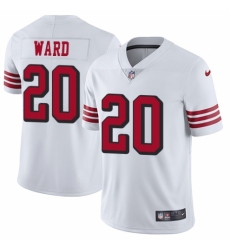 Youth Nike San Francisco 49ers #20 Jimmie Ward Limited White Rush Vapor Untouchable NFL Jersey
