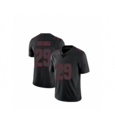 Men's San Francisco 49ers #29 Talanoa Hufanga Black 2018 Fashion Impact Black Color Rush Stitched NFL Nike Limited Jersey