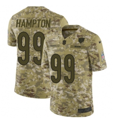 Youth Nike Chicago Bears #99 Dan Hampton Limited Camo 2018 Salute to Service NFL Jersey