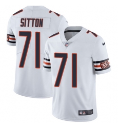 Youth Nike Chicago Bears #71 Josh Sitton White Vapor Untouchable Limited Player NFL Jersey