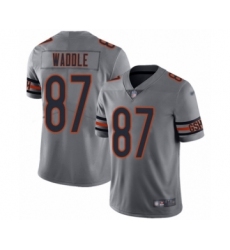 Youth Chicago Bears #87 Tom Waddle Limited Silver Inverted Legend Football Jersey