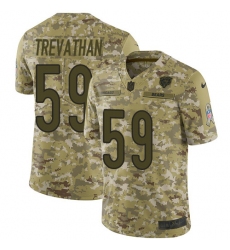 Men's Nike Chicago Bears #59 Danny Trevathan Limited Camo 2018 Salute to Service NFL Jersey