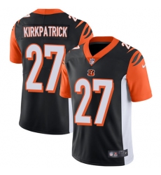 Men's Nike Cincinnati Bengals #27 Dre Kirkpatrick Vapor Untouchable Limited Black Team Color NFL Jersey