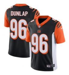 Men's Nike Cincinnati Bengals #96 Carlos Dunlap Vapor Untouchable Limited Black Team Color NFL Jersey
