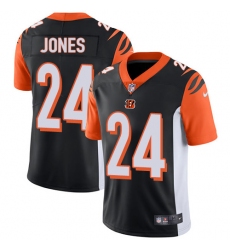 Youth Nike Cincinnati Bengals #24 Adam Jones Vapor Untouchable Limited Black Team Color NFL Jersey