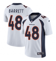 Youth Nike Denver Broncos #48 Shaquil Barrett White Vapor Untouchable Limited Player NFL Jersey