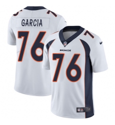 Youth Nike Denver Broncos #76 Max Garcia White Vapor Untouchable Limited Player NFL Jersey