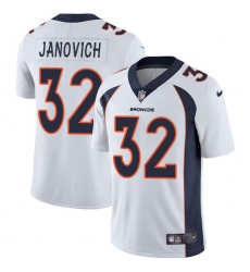 Youth Nike Denver Broncos #32 Andy Janovich White Vapor Untouchable Limited Player NFL Jersey