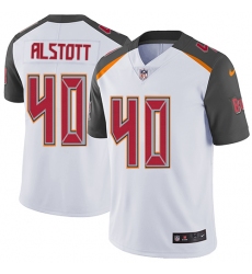 Men's Nike Tampa Bay Buccaneers #40 Mike Alstott White Vapor Untouchable Limited Player NFL Jersey