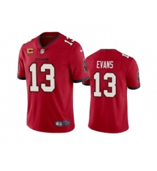 Men's Tampa Bay Buccaneers 2022 #13 Mike Evans Red With 4-star C Patch Vapor Untouchable Limited Stitched NFL Jersey