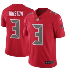 Youth Nike Tampa Bay Buccaneers #3 Jameis Winston Limited Red Rush Vapor Untouchable NFL Jersey