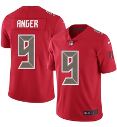 Men's Nike Tampa Bay Buccaneers #9 Bryan Anger Limited Red Rush Vapor Untouchable NFL Jersey