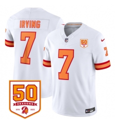 Men's Tampa Bay Buccaneers #7 Bucky Irving White 2025 F.U.S.E. 50th Anniversary Vapor Untouchable Limited Football Stitched Jersey