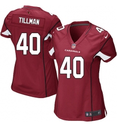 Women's Nike Arizona Cardinals #40 Pat Tillman Game Red Team Color NFL Jersey