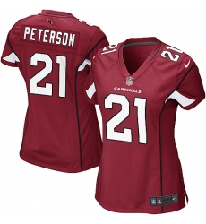 Women's Nike Arizona Cardinals #21 Patrick Peterson Game Red Team Color NFL Jersey
